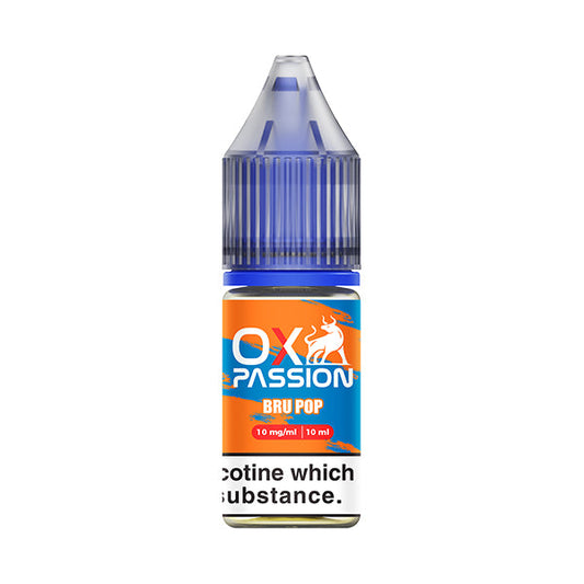 OX Passion Bru Pop 10ml Nic Salt