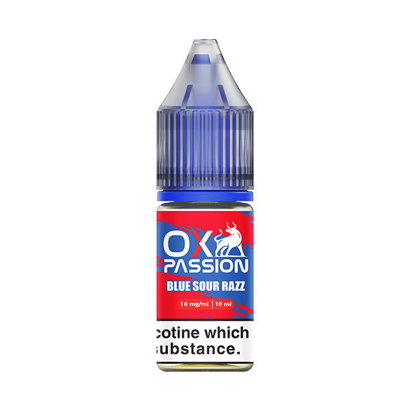 OX Passion Blue Sour Razz 10ml Nic Salt