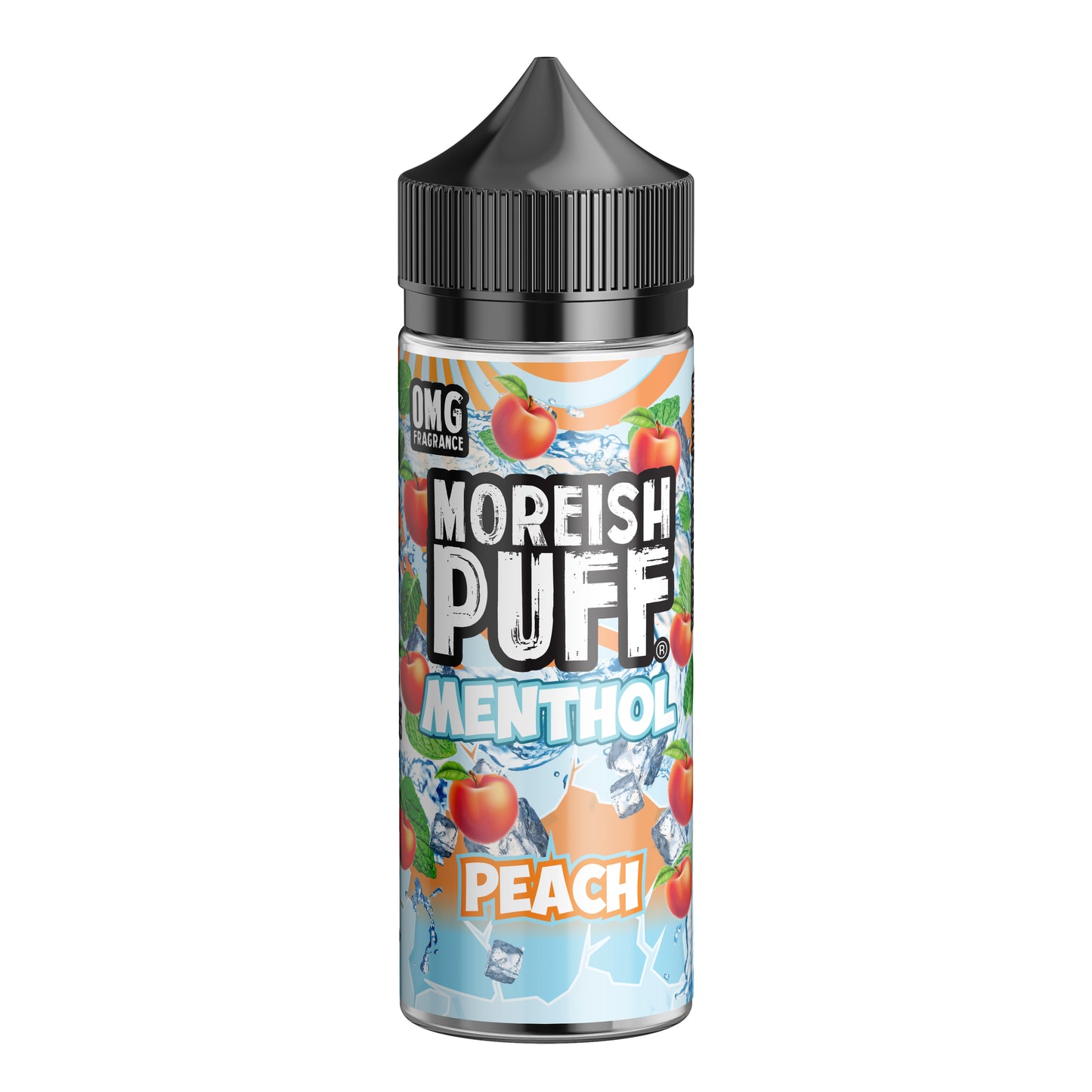 Moreish Puff Menthol Peach 100ml Shortfill