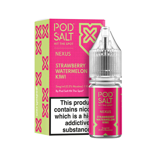 Pod Salt Nexus Strawberry Watermelon Kiwi 10ml Nic Salt