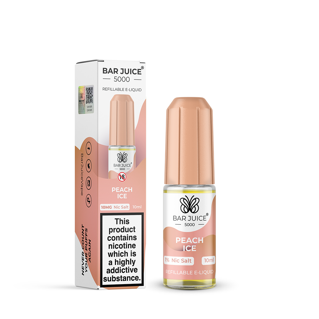 Bar Juice 5000 Peach Ice 10ml Nic Salt