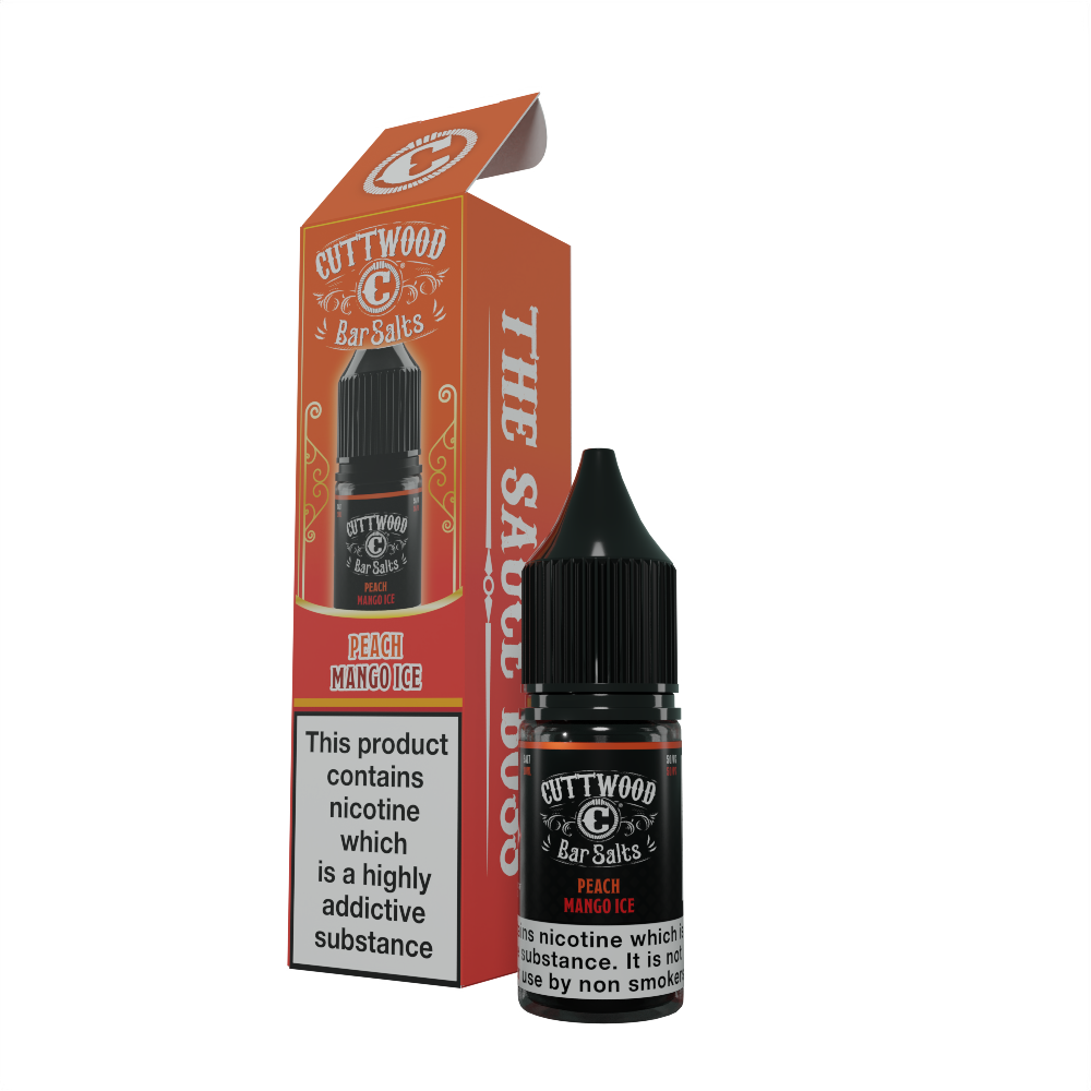 Cuttwood Bar Salts Peach Mango Ice 10ml Nic Salt