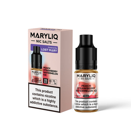 Lost Mary Maryliq Peach Strawberry Watermelon Ice 10ml Nic Salt