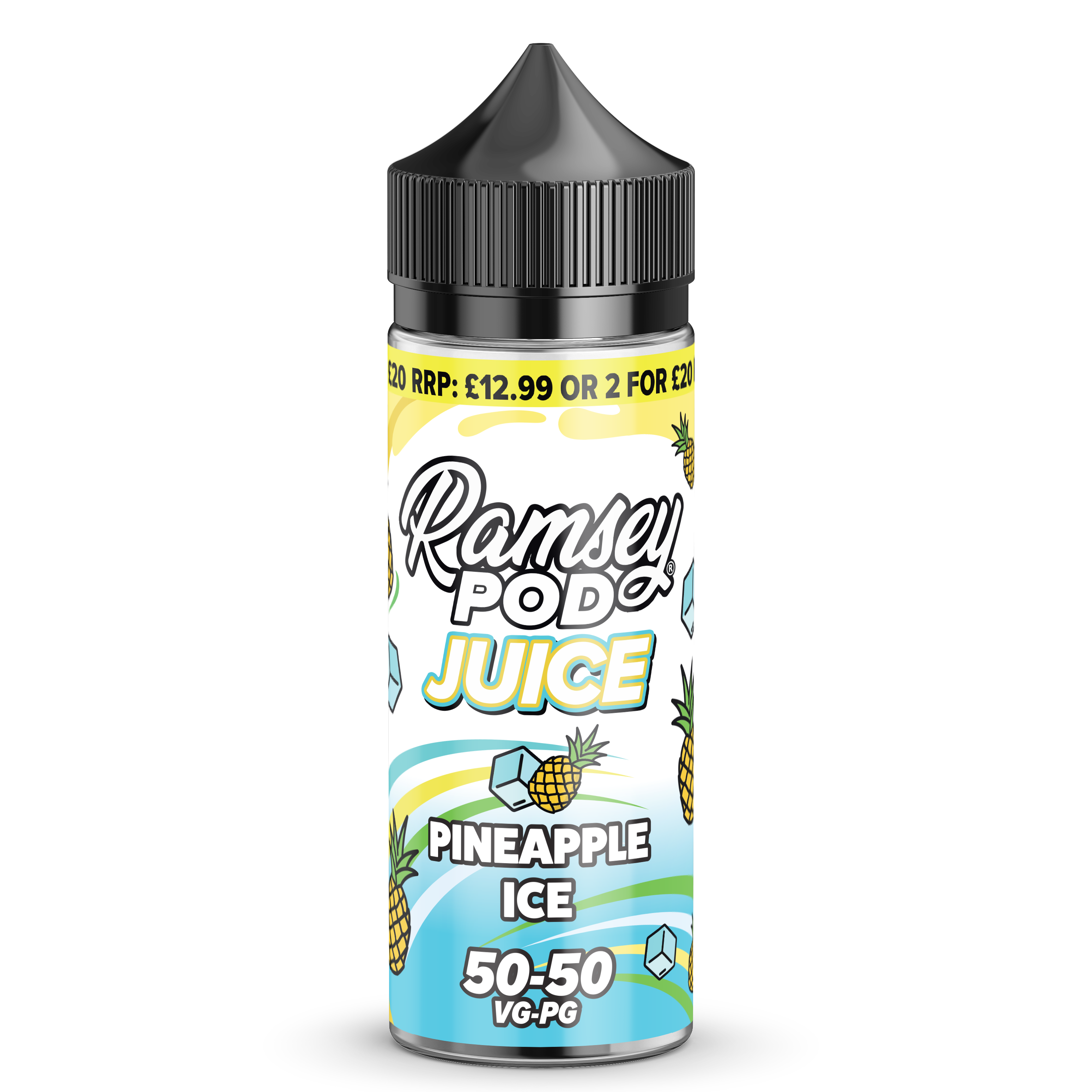 Pineapple Ice by Ramsey Pod Juice 50/50 100ml Shortfill