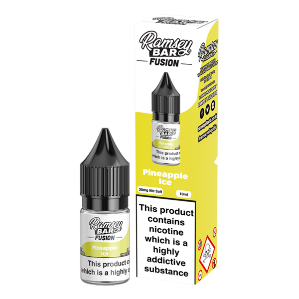 Ramsey Bar Fusion V2 Pineapple Ice 10ml Nic Salt