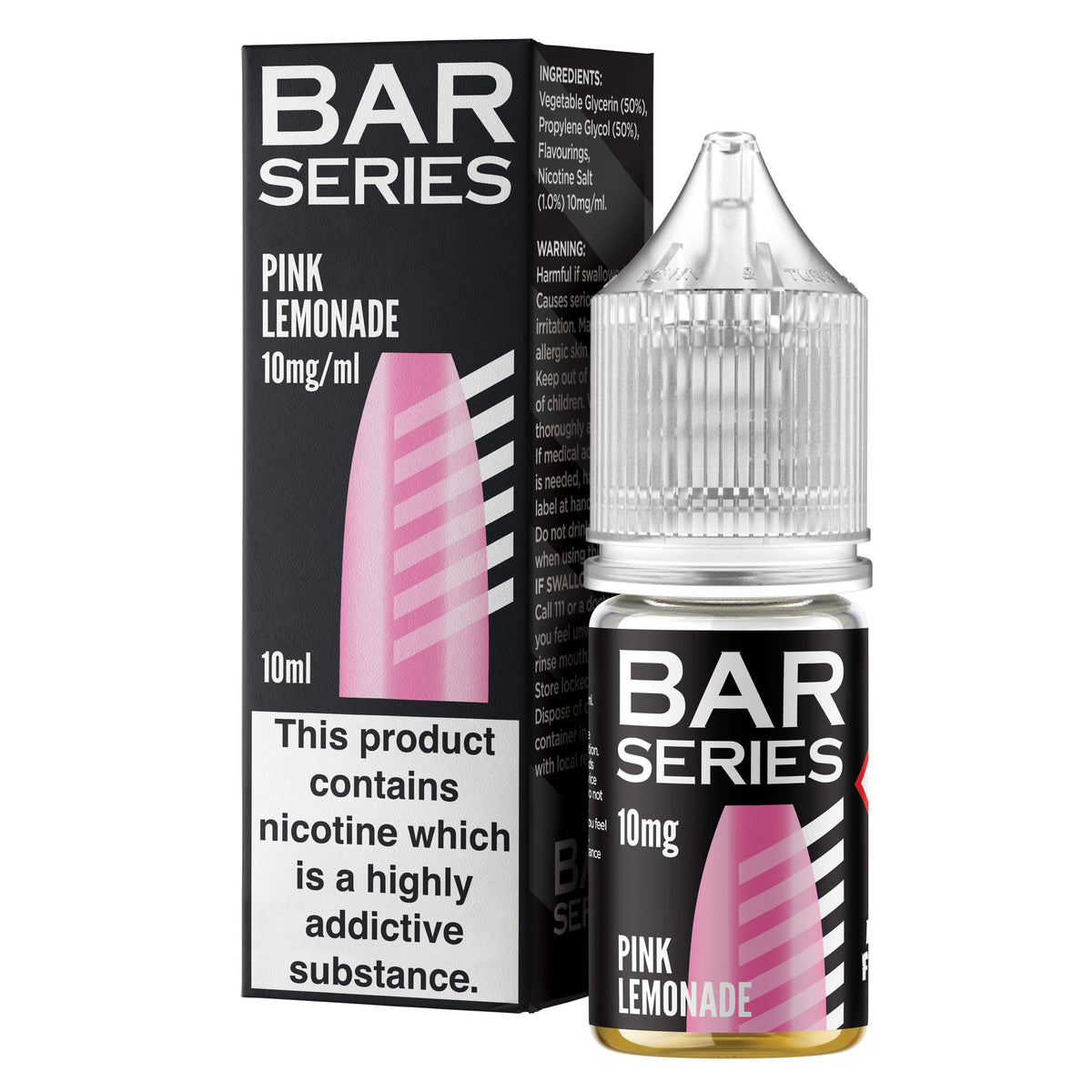 Bar Series Pink Lemonade 10ml Nic Salt