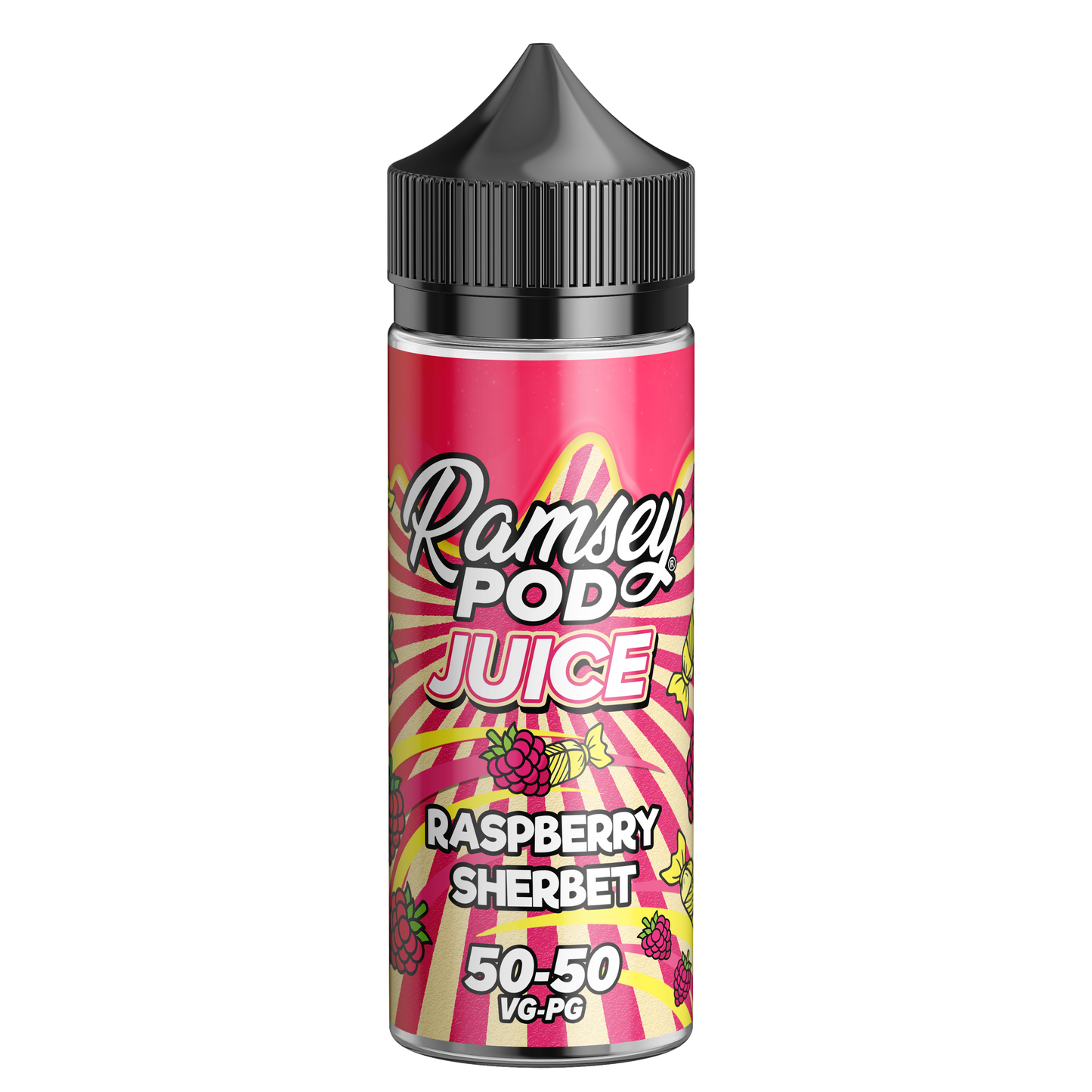 Ramsey Pod Juice Raspberry Sherbet 100ml Shortfill