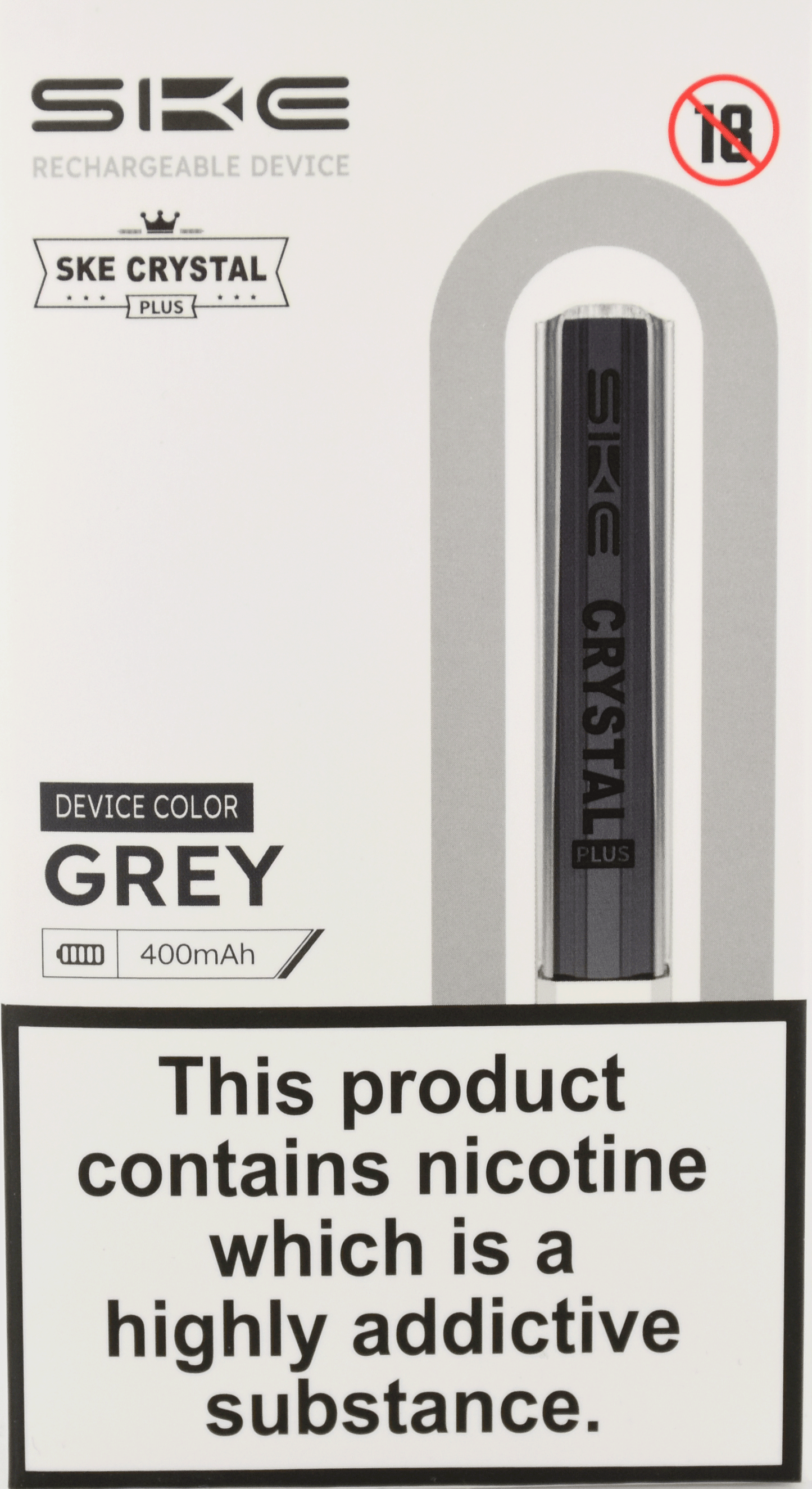 SKE Crystal Plus Prefilled Pod Vape Kit & Prefilled Pods