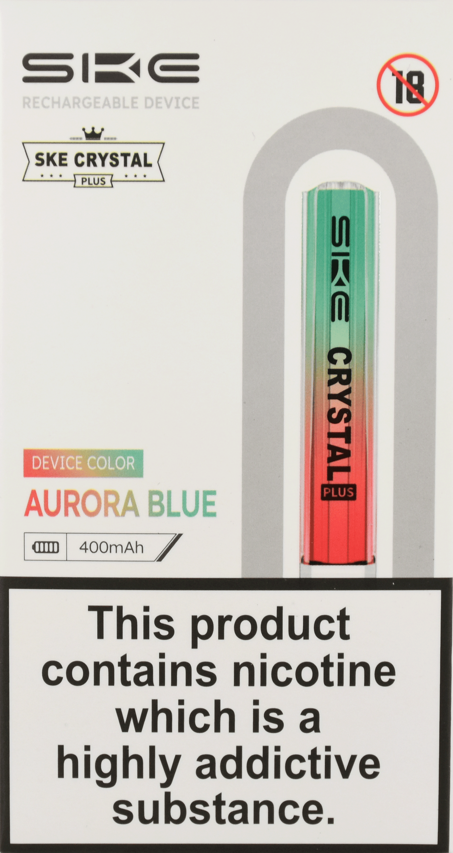 SKE Crystal Plus Prefilled Pod Vape Kit & Prefilled Pods