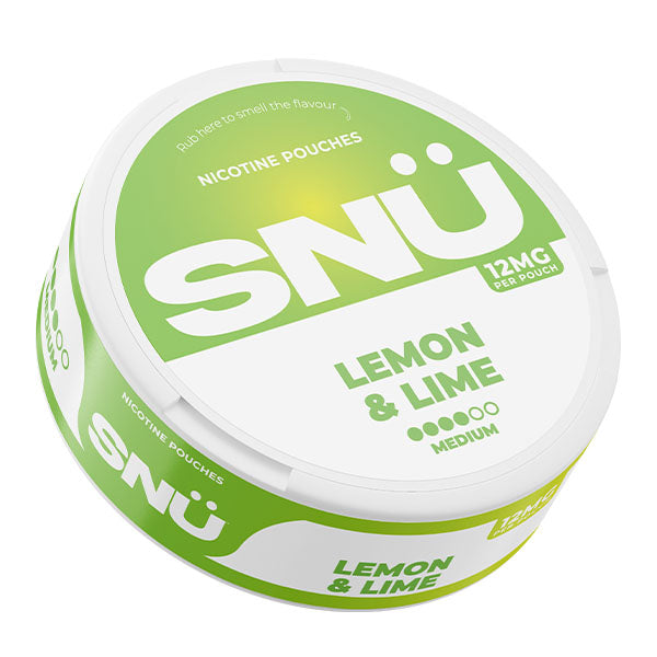 SNÜ Lemon Lime Nicotine Pouches