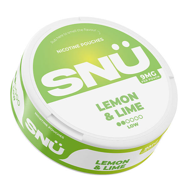 SNÜ Lemon Lime Nicotine Pouches