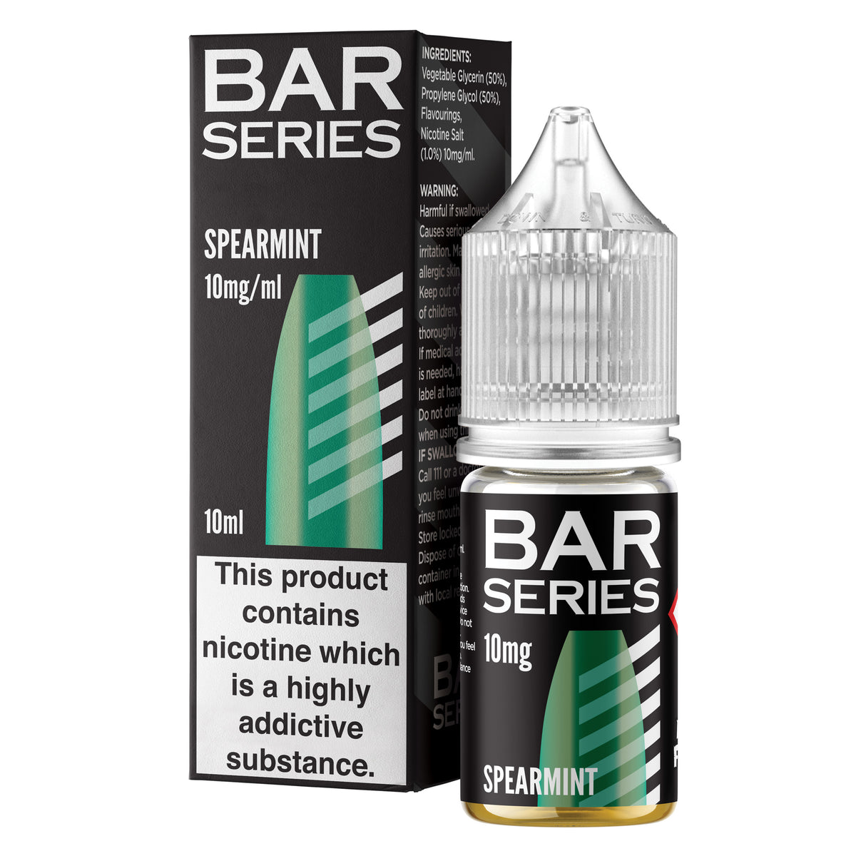 Bar Series Spearmint 10ml Nic Salt