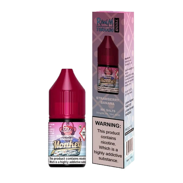 RandM 7000 Strawberry Banana 10ml Nic Salt