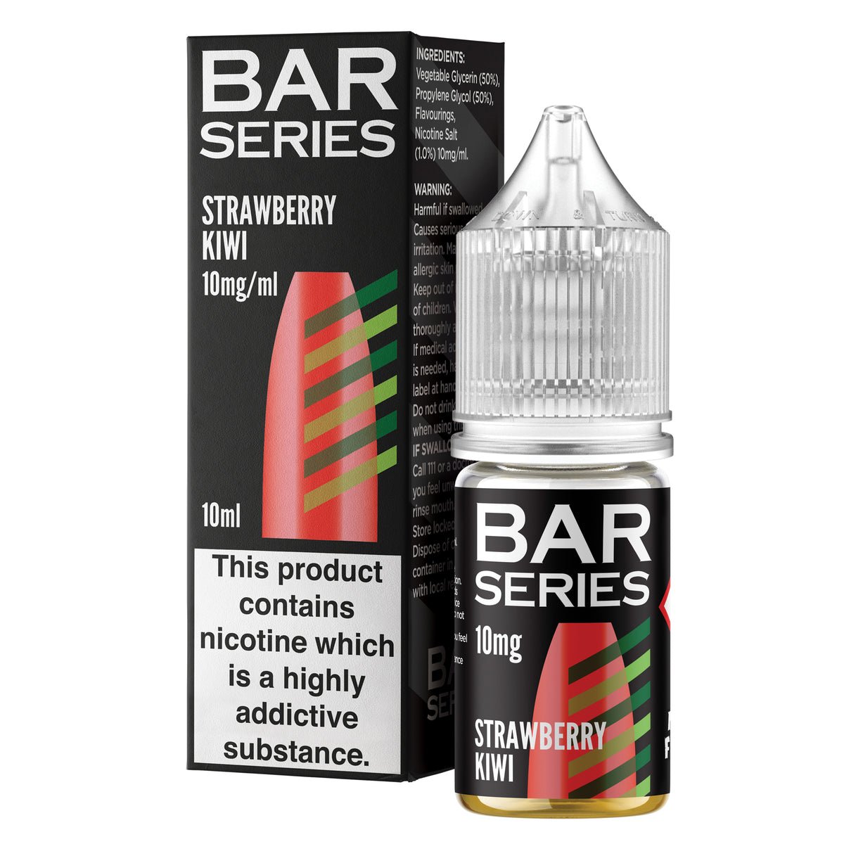 Bar Series Strawberry Kiwi 10ml Nic Salt