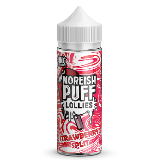 Moreish Puff Lollies Strawberry Split 100ml Shortfill