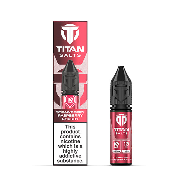 Strawberry Raspberry Cherry Titan Salts 10ml E-Liquid