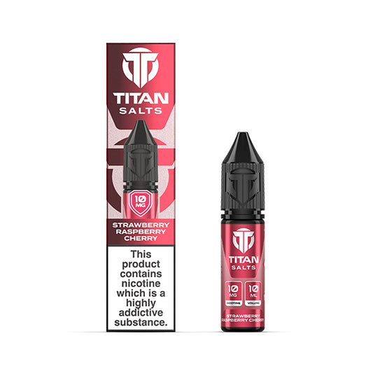 Strawberry Raspberry Cherry Titan Salts 10ml E-Liquid