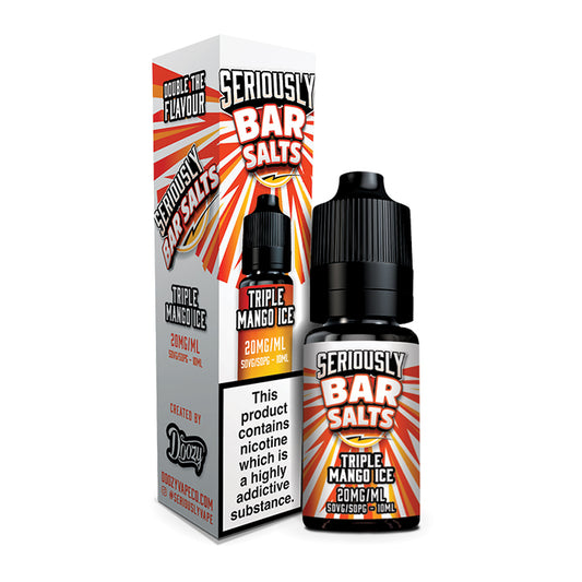 Doozy Vape Seriously Bar Salts: Triple Mango Ice 10ml Nic Salt