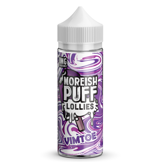 Moreish Puff Lollies Vimtoe 100ml Shortfill