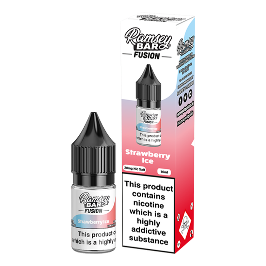 Ramsey Bar Fusion V2 Strawberry Ice 10ml Nic Salt