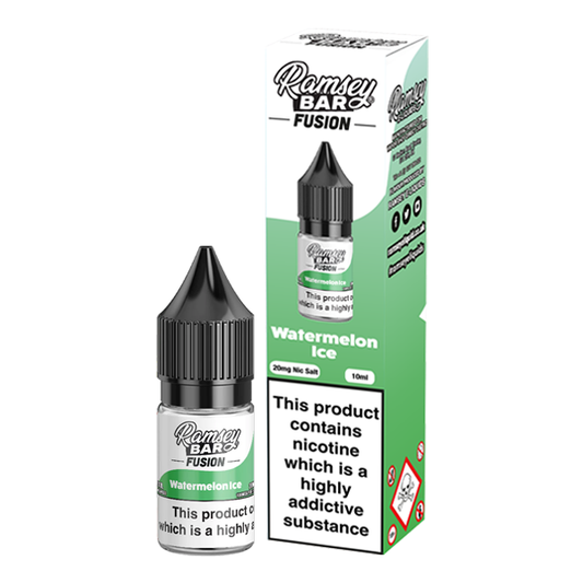 Ramsey Bar Fusion V2 Watermelon Ice 10ml Nic Salt