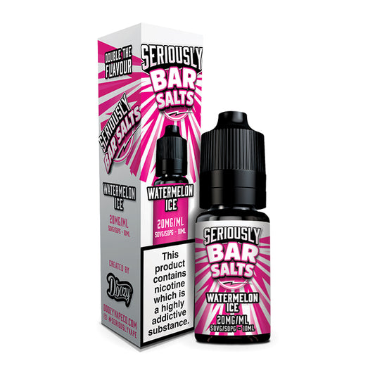 Doozy Vape Seriously Bar Salts: Watermelon Ice 10ml Nic Salt