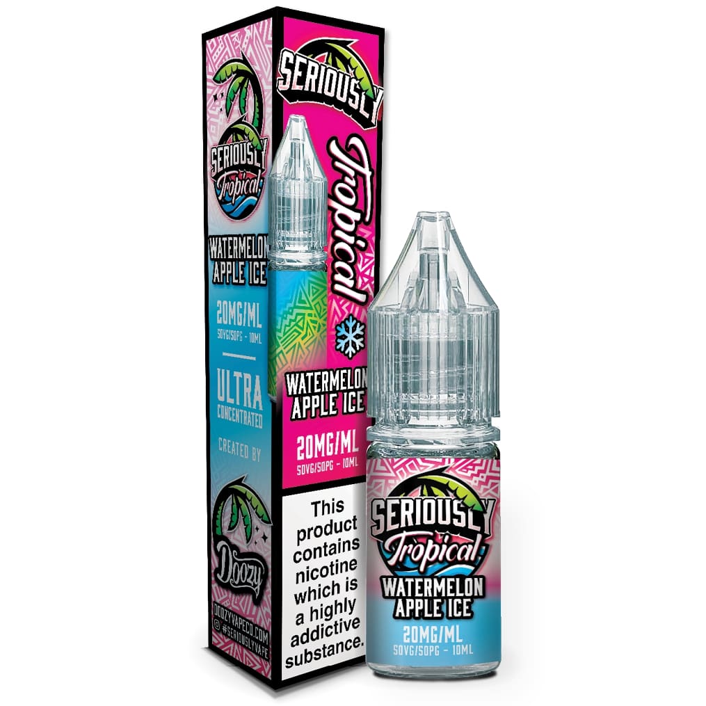 Doozy Seriously Tropical Watermelon Apple Ice 10ml Nic Salt