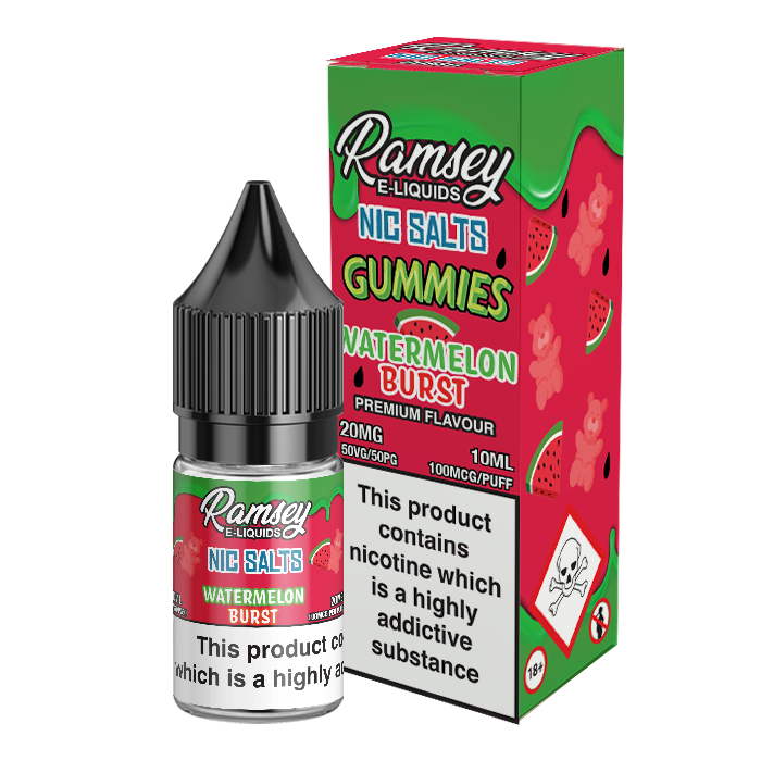 Ramsey E-Liquids Gummies Watermelon Burst 10ml Nic Salt