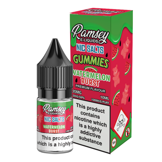 Ramsey E-Liquids Gummies Watermelon Burst 10ml Nic Salt