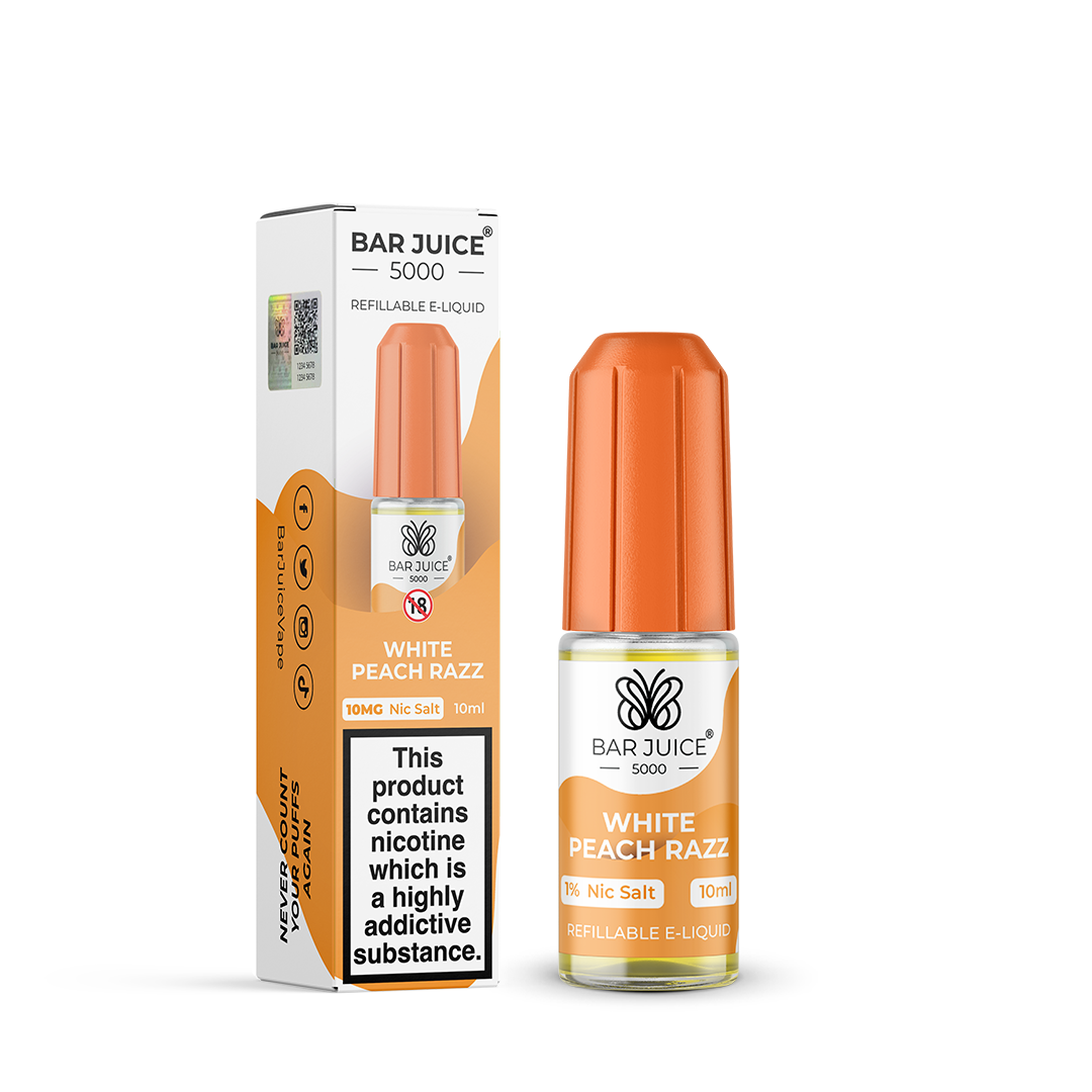 Bar Juice 5000 White Peach Razz 10ml Nic Salt