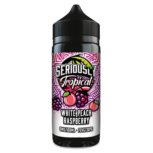 Doozy Seriously Tropical White Peach Raspberry 0mg 100ml Shortfill E-Liquid