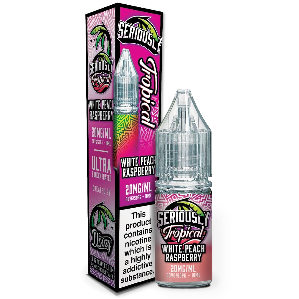 Doozy Seriously Tropical White Peach Raspberry 10ml Nic Salt