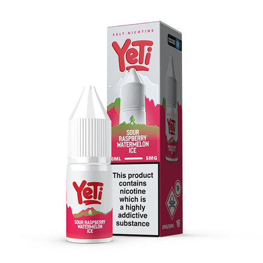 Yeti Summit Series Sour Raspberry Watermelon Ice 10ml Nic Salt