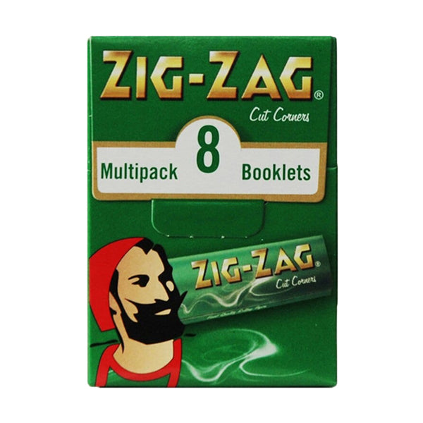 Zig-Zag Green Rolling Papers Multipack