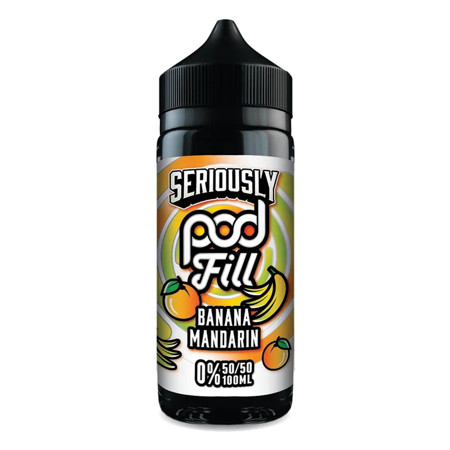 Seriously Pod Fill Banana Mandarin 50/50 100ml Shortfill