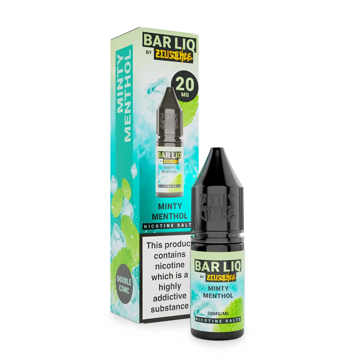 Zeus Juice Bar Liq Minty Menthol 10ml Nic Salt