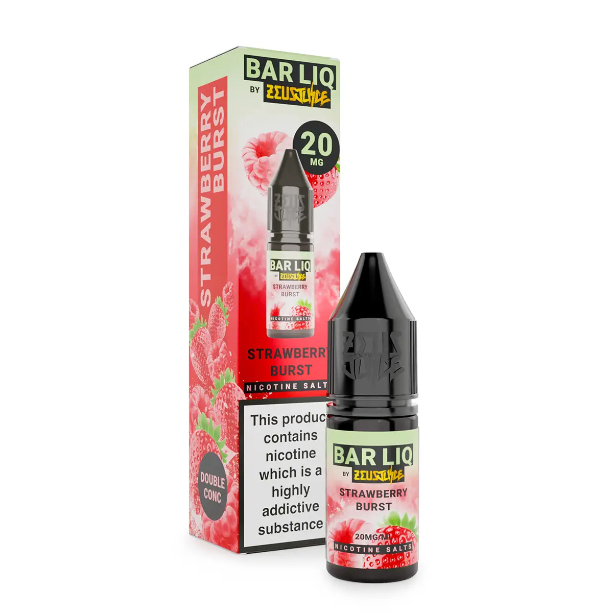 Zeus Juice Bar Liq Strawberry Burst 10ml Nic Salt