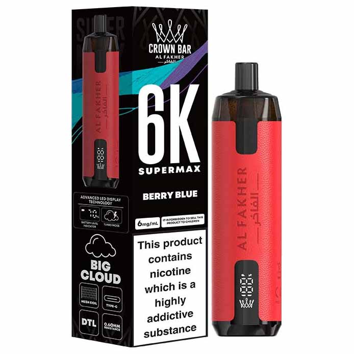 Al Fakher AF6000 SUPERMAX Berry Blue