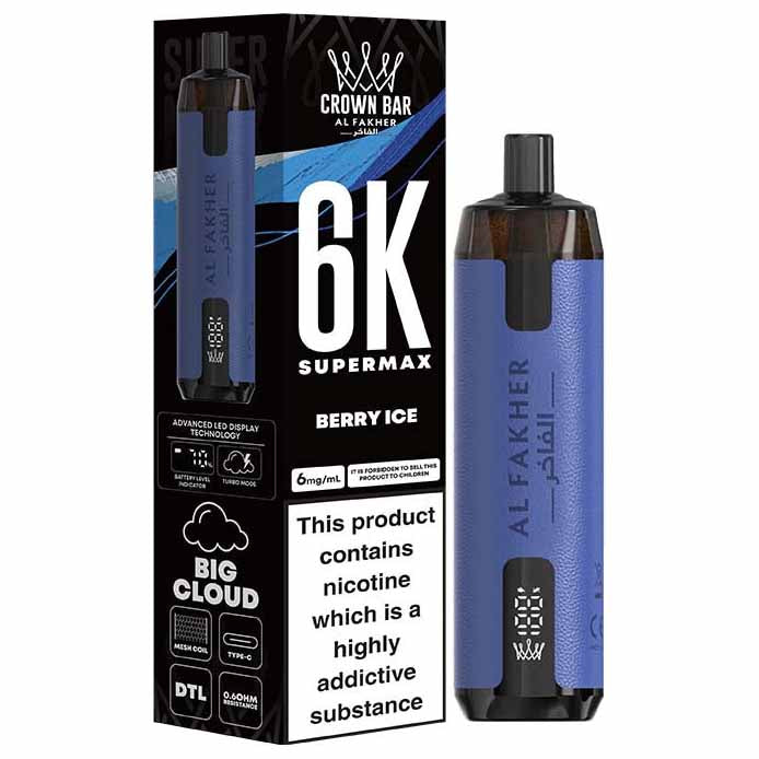 Al Fakher AF6000 SUPERMAX Berry Ice