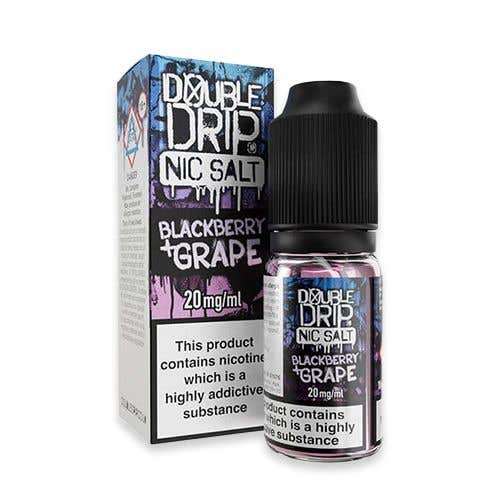 Double Drip Blackberry & Grape 10ml Nic Salt