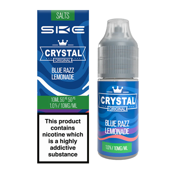 SKE Crystal Original Blue Razz Lemonade 10ml Nic Salt