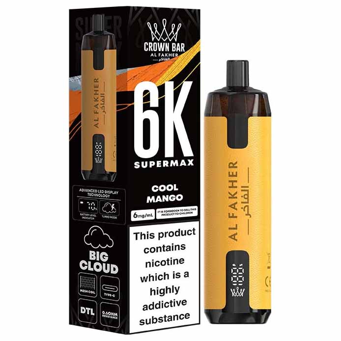 Al Fakher AF6000 SUPERMAX Cool Mango