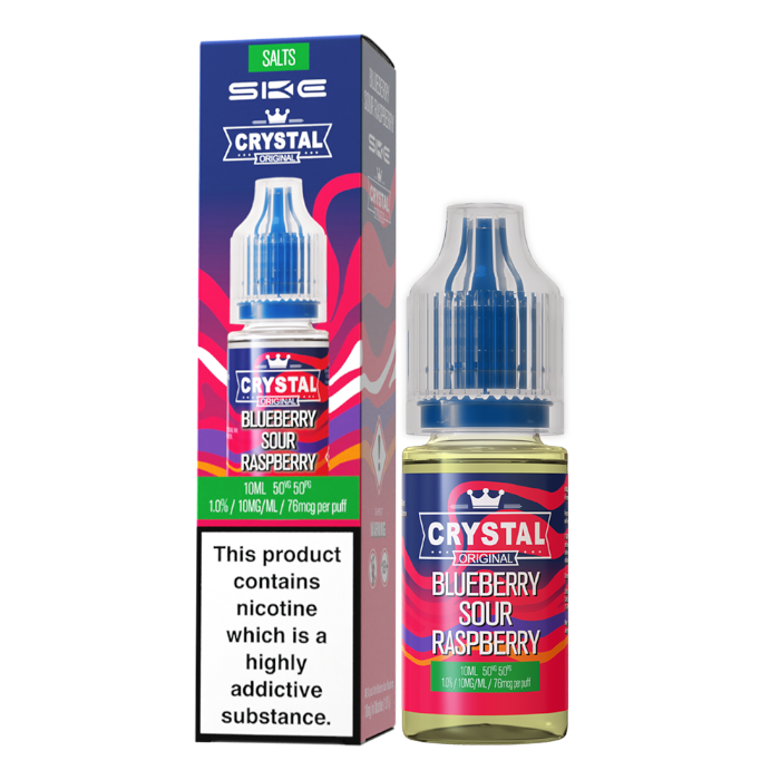 SKE Crystal Original Blueberry Sour Raspberry 10ml Nic Salt