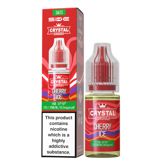 SKE Crystal Original Cherry Ice 10ml Nic Salt