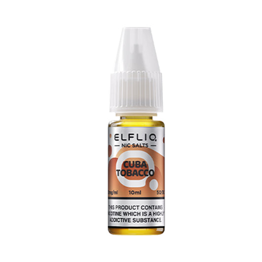 Elf Bar ELFLIQ Cuba Tobacco 10ml Nic Salt