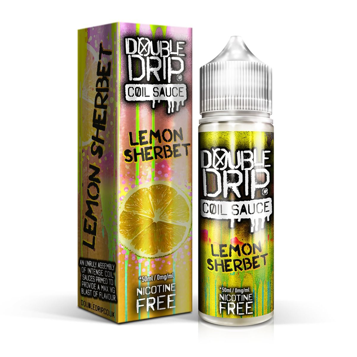 Double Drip Lemon Sherbet 50ml Shortfill (OutofDate)