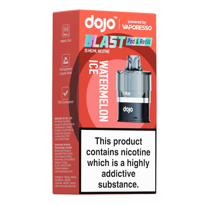 Vaporesso Dojo Blast 6000 Prefilled Pods Watermelon Ice