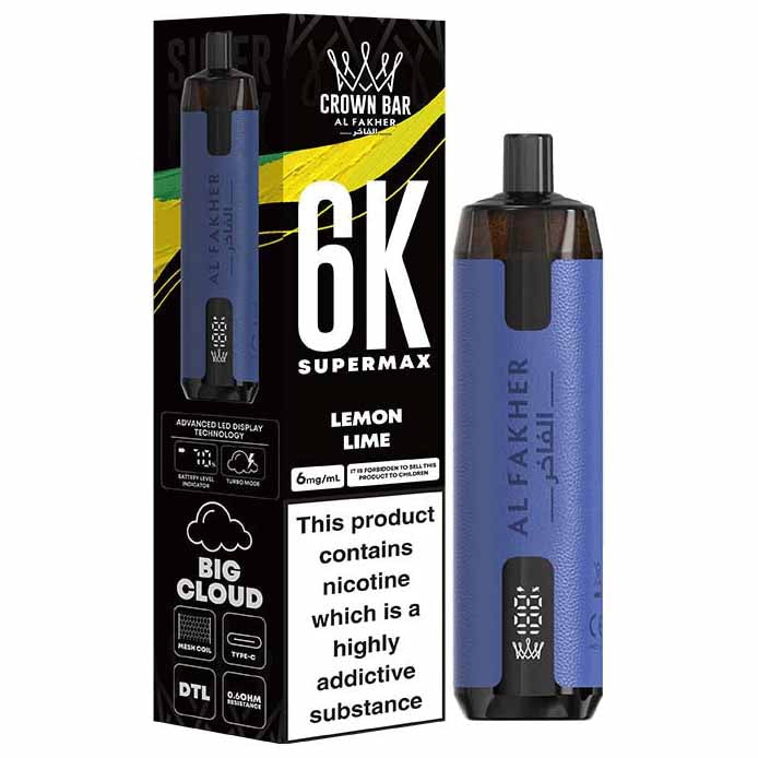 Al Fakher AF6000 SUPERMAX Lemon Lime