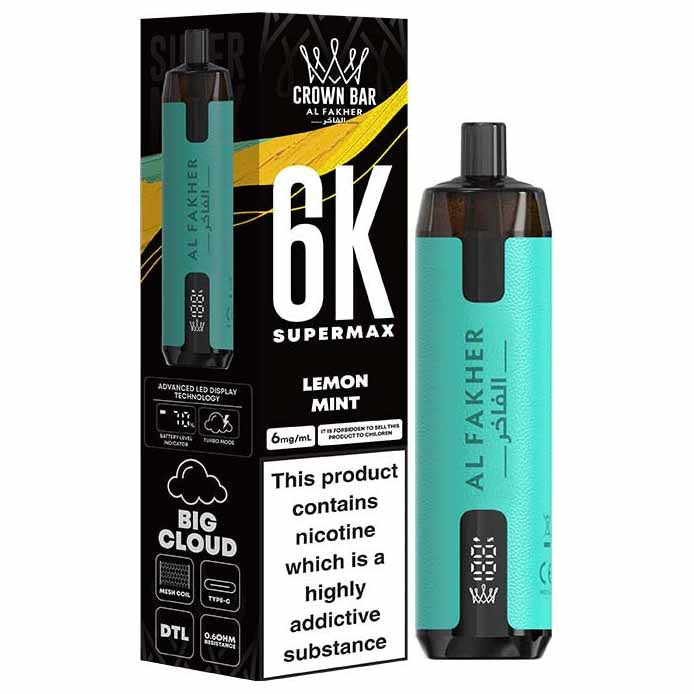 Al Fakher AF6000 SUPERMAX Lemon Mint