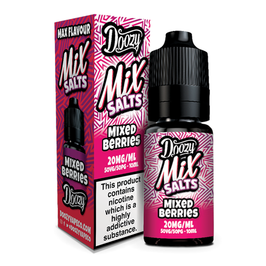 Doozy Mix Salts Mixed Berries 10ml Nic Salt